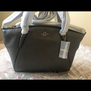 Gunmetal Coach Handbag -- BRAND NEW